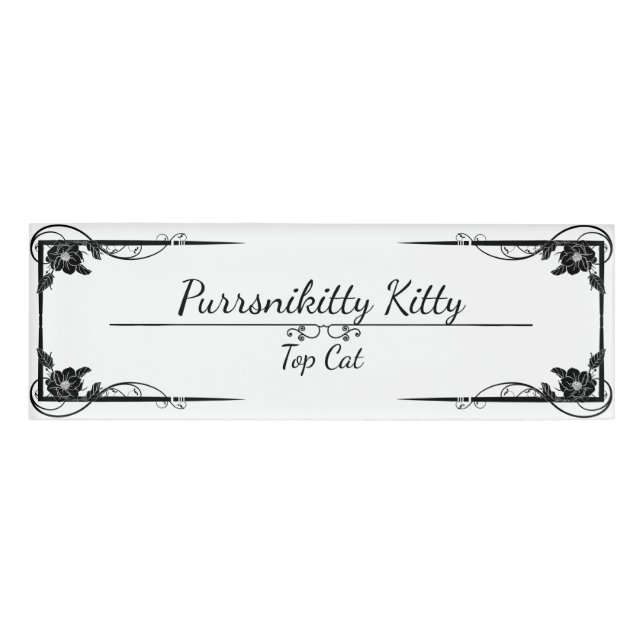 Magnolia Shadow Fairy Name Tag (Front)