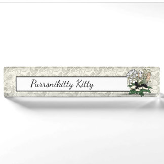 Magnolia Shadow Fairy Nameplate