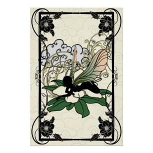 Magnolia Shadow Fairy Poster