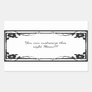 Magnolia Shadow Fairy Rectangular Sticker
