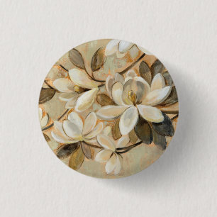 Magnolia Simplicity Cream 3 Cm Round Badge