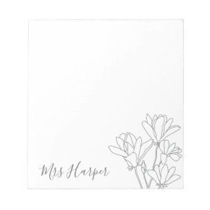 Magnolia sketch notepad