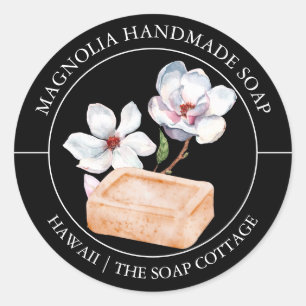 Magnolia Soap label