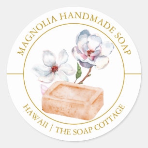 Magnolia Soap label