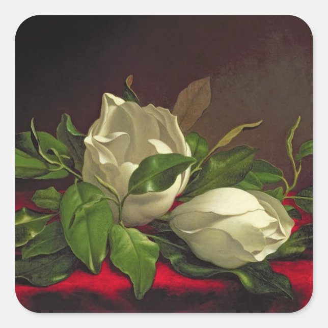 Magnolia Square Sticker (Front)