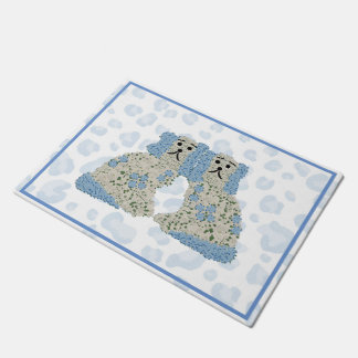 Magnolia Staffordshire Dogs Ginger Jars Doormat