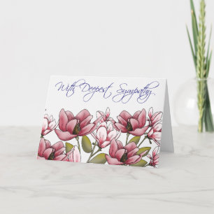 Magnolia Sympathy Card