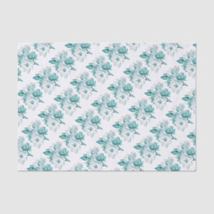 magnolia teal tissue paper