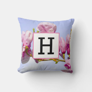 Magnolia Vintage Floral Botanical Blossom Chic Cushion
