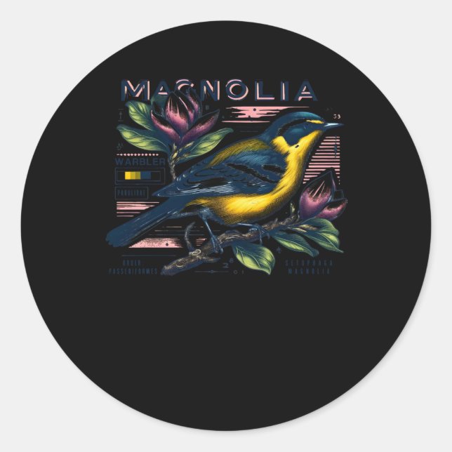 Magnolia Warbler 2 Sticker  (Front)