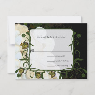 Magnolia  Wedding Invitations on Ice RSVP