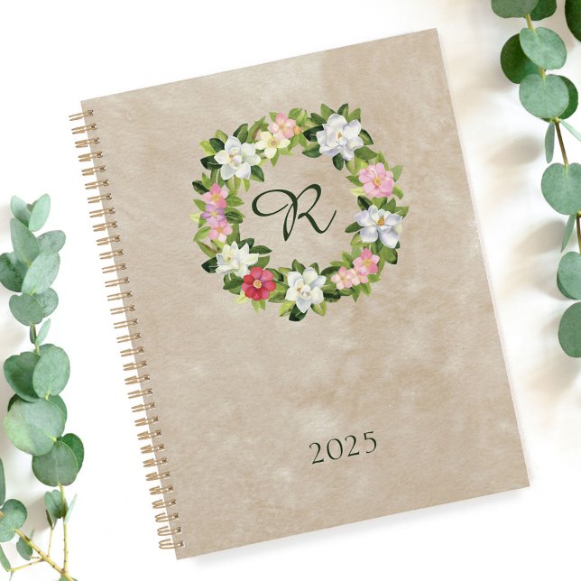 Magnolia Wreath with Roses Planner (Creator Uploaded)