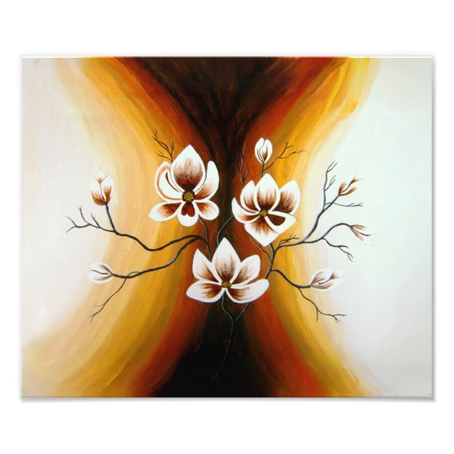 magnolias, acrylic photo print (Front)