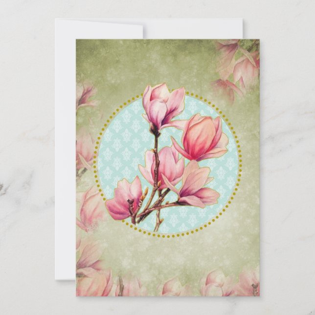 MAGNOLIAS - Flat Card (Front)