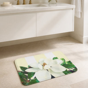 Magnolias in Bloom - Small Bath Mat No 2