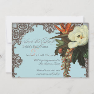 Magnolias n Bird of Paradise - Save the Date