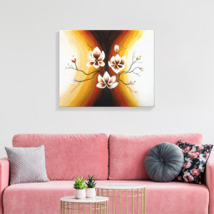 Magnolien, Acryl Canvas Print