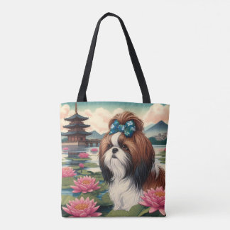 Magnum Maximus Lotus Pond Canvas Tote  