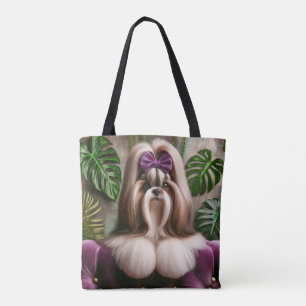 Magnum Maximus Luxe Tropical Canvas Tote