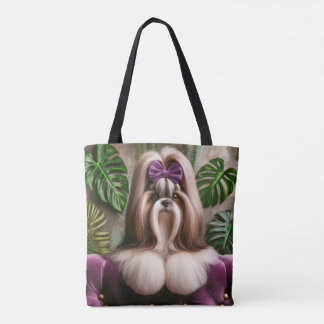 Magnum Maximus Luxe Tropical Canvas Tote