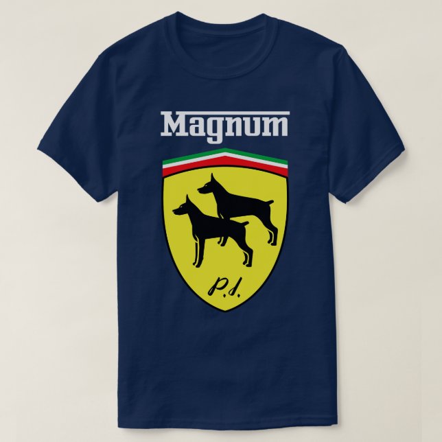 Magnum Shield Dark Fabrics TShirt (Design Front)