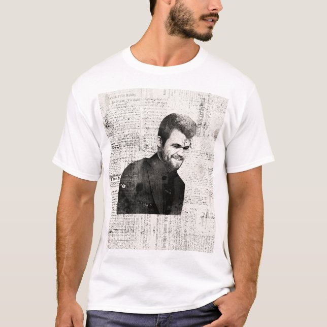 Magnus Carlsen Portrait T-Shirt (Front)