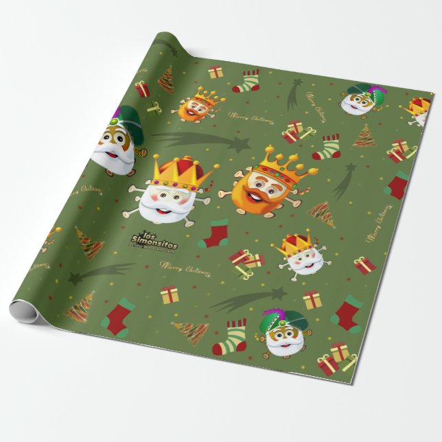 Magos 2020 gifts by Simonsito Wrapping Paper (Unrolled)