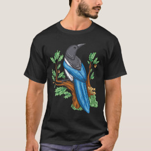 Magpie Bird Birder Bird Watching Cute Birdy Nature T-Shirt