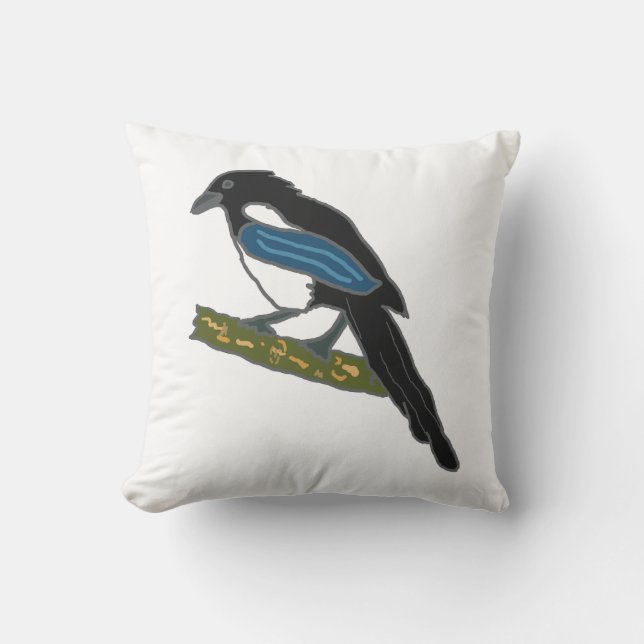 Magpie Cushion (Front)