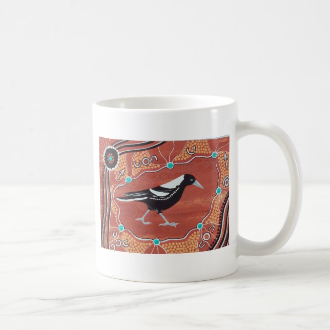 Magpie Dreaming Coffee Mug (Right)