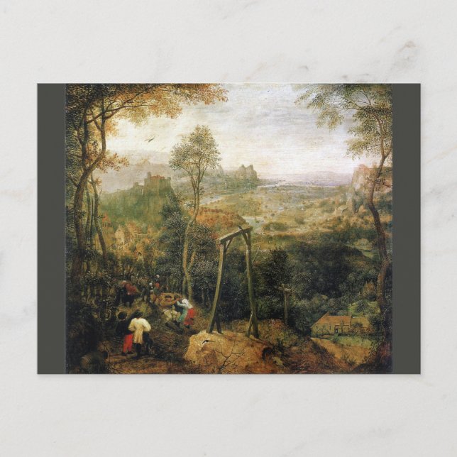 Magpie on the Gallows by Pieter Bruegel Postcard (Front)