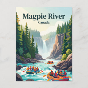 Magpie River, Quebec, Canada Postcard