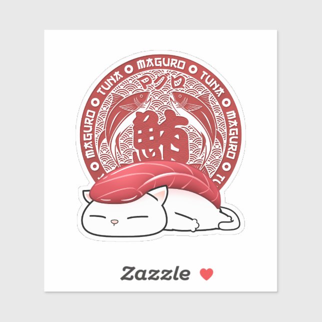 Maguro Tuna Sushi Cat  (Sheet)