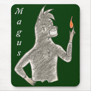 Magus (with name) mouse pad