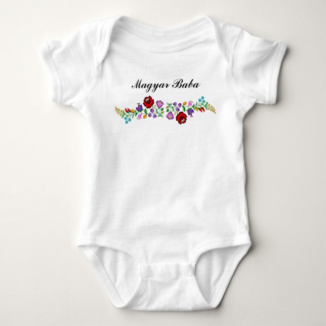 Magyar Baba Baby Bodysuit (Front)