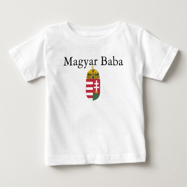 Magyar Baba w/Coat of Arms Baby T-Shirt (Front)