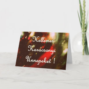 magyar karacsony holiday card