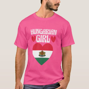 Magyar Women Funny Hungary Flag Patriotic Hungaria T-Shirt