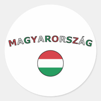 Magyarorszag Classic Round Sticker