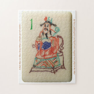 Mah-Jong Flower tile Puzzle