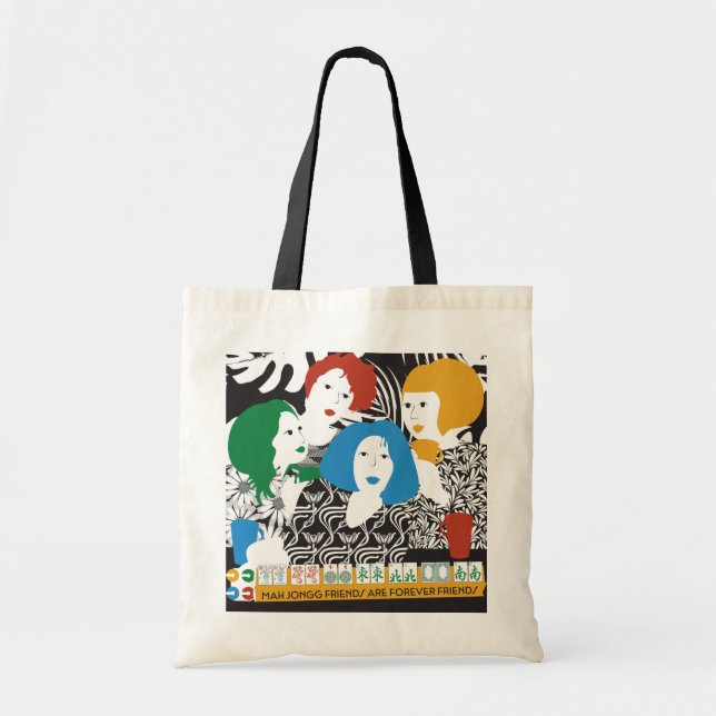 Mah Jong Friends Tote (Front)
