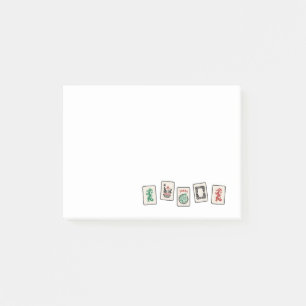 Mah Jong Post-It 3 x 4 Inch Notes
