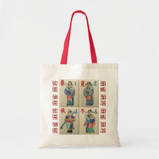 Mah-Jong Season tiles 2 with 麻雀 麻将 Tote Bag