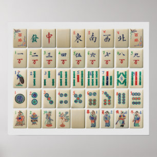 Mah-Jong set poster