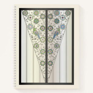 Mah Jongg Art Deco Notebook