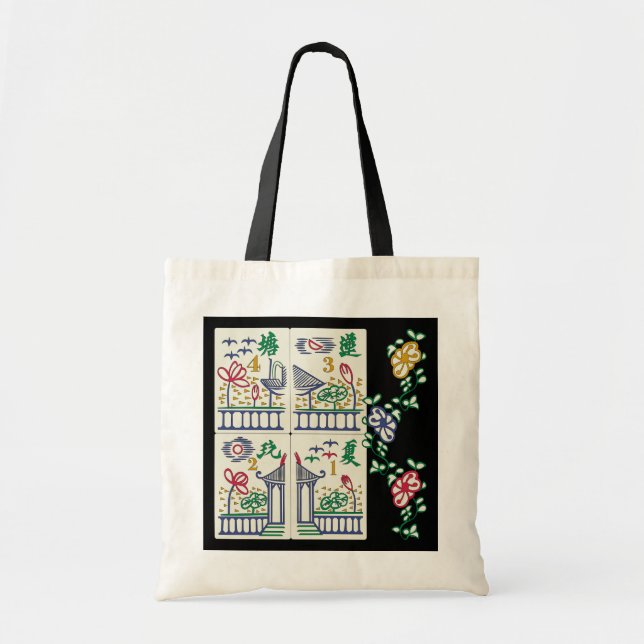 Mah Jongg Beauty Tote Bag (Front)