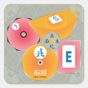 Mah Jongg Bettors Stickers