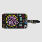 MAH JONGG BLACK JOKER BUSINESS LUGGAGE TAG
