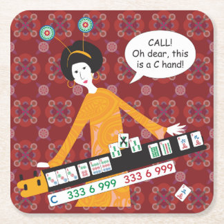 Mah Jongg C Hand Coasters