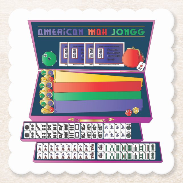 Mah Jongg Case Coasters (Front)